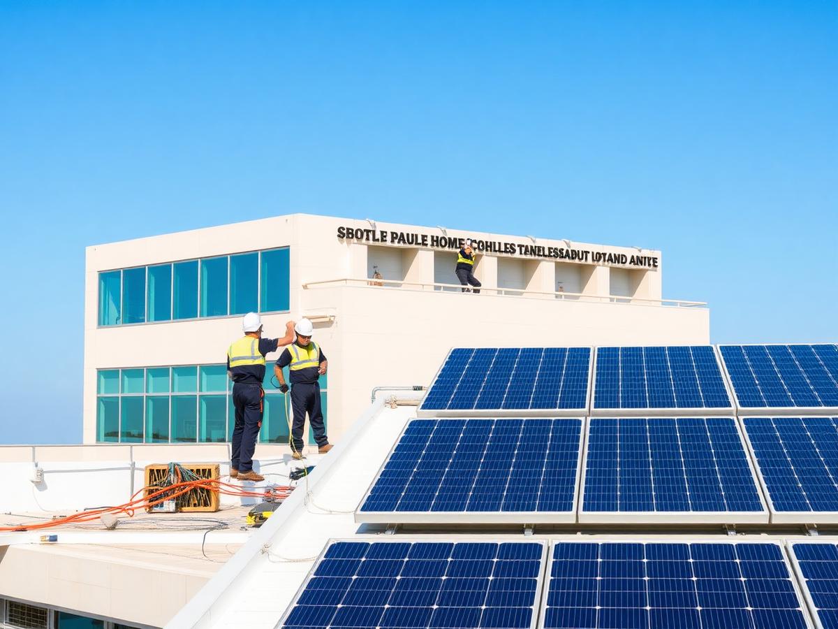 Instalação fotovoltaica